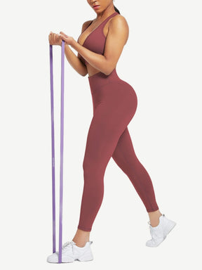 Snatched Racerback Top And Pocket Leggings Set
