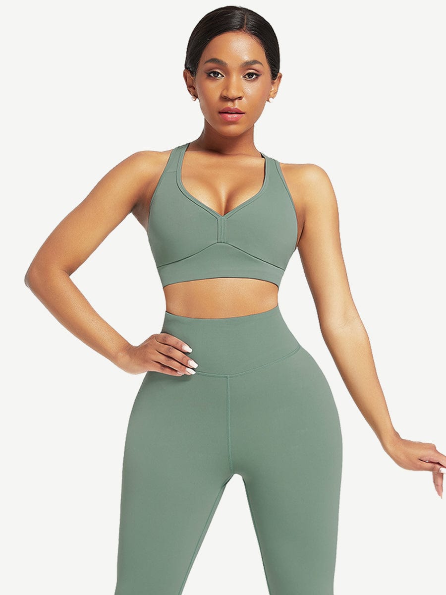 Snatched Racerback Top And Pocket Leggings Set