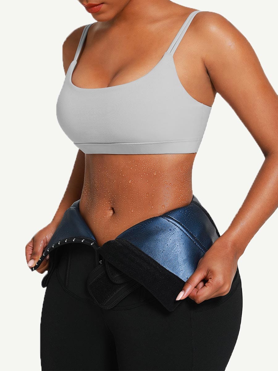 Snatched Shapewear Pants Double Waistbands Smooth Hooks