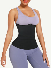 Snatched Neoprene Waist Trainer 2 in 1 Attachable Bandage Wrap