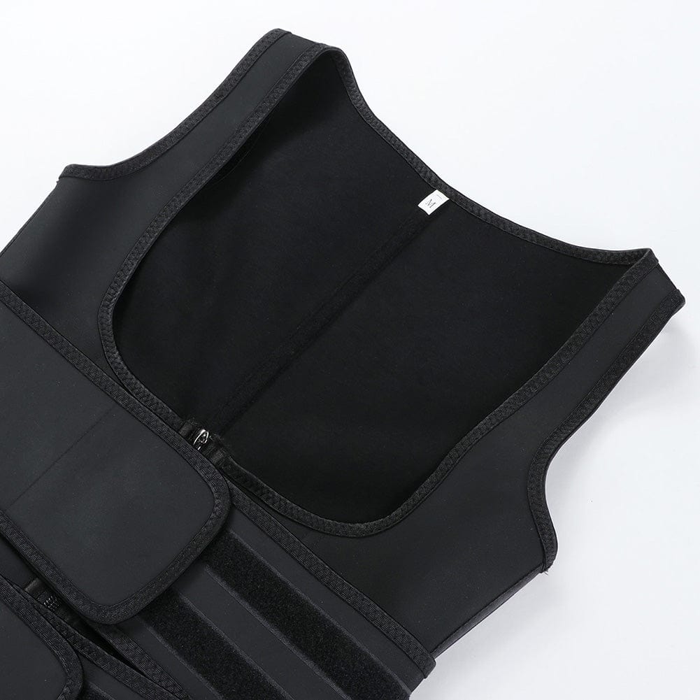 Snatched Latex Vest Shaper Zipper High-Compression