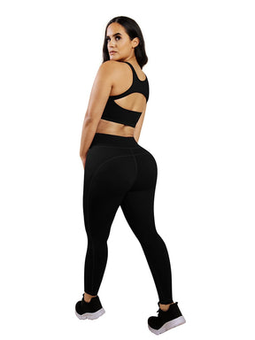 Snatched Cutout Sports Bra Front And Back Hollow
