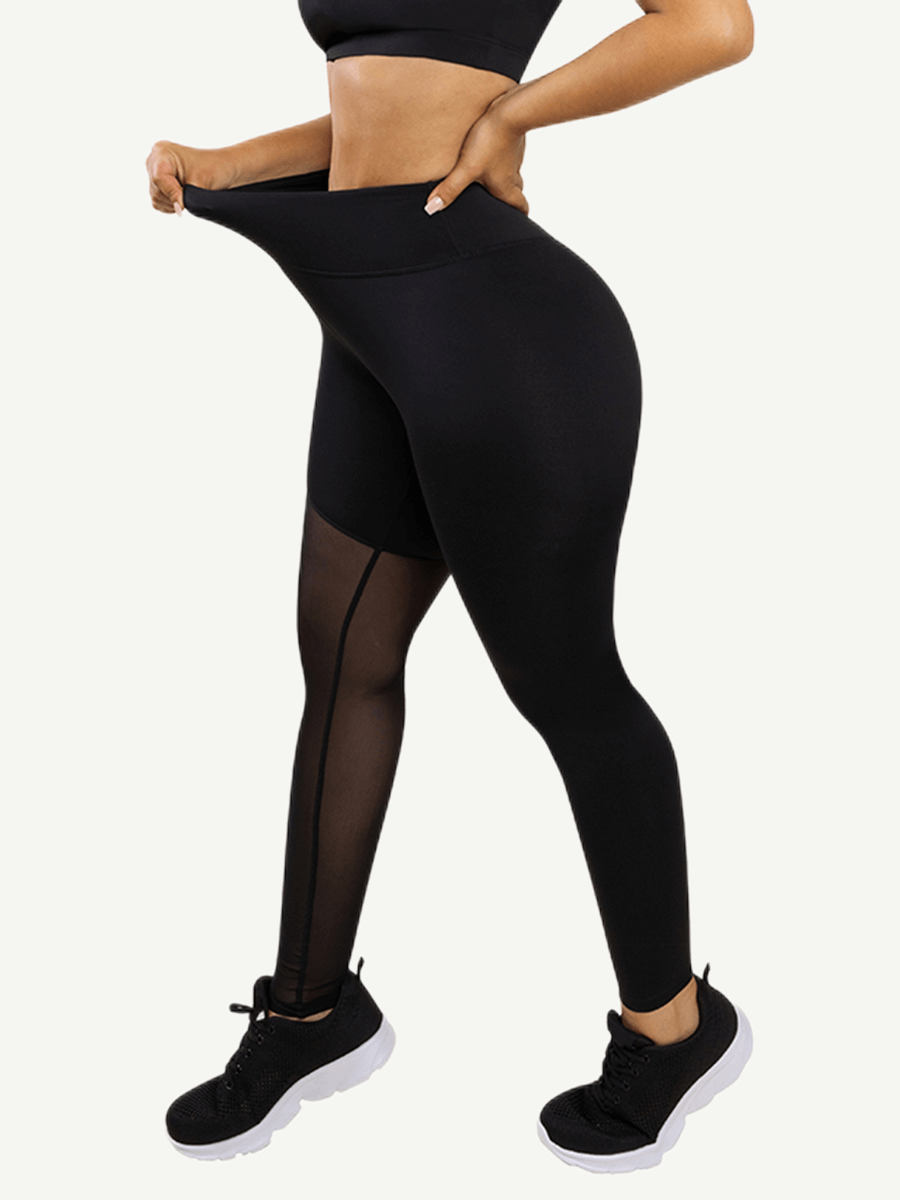 Snatched Asymmetric Yoga Pants High Waist