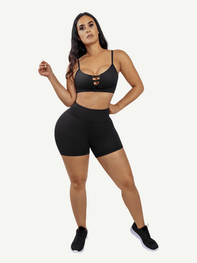 Snatched Peach Lift Gym Shorts High Waist