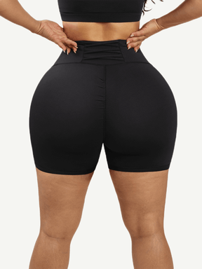 Snatched Peach Lift Gym Shorts High Waist