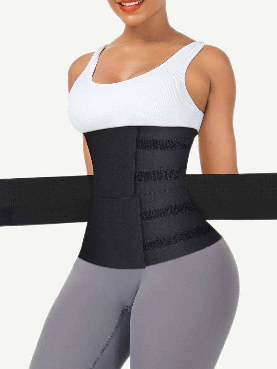 Snatched Rubber String Waist Trimmer Three Piece Segmented