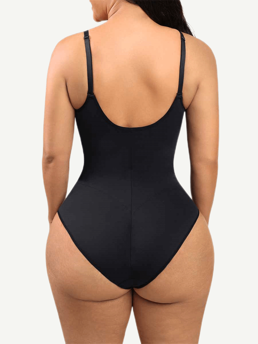 Body de copa tres cuartos con espalda en U y soporte sin costuras