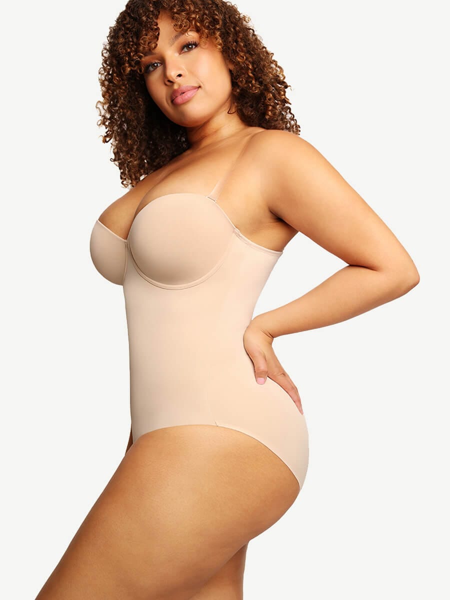 Body con copas Snatched y braguita suave