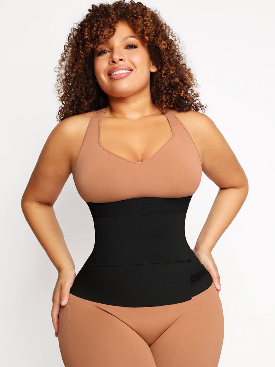Snatched Rubber String Waist Trimmer Three Piece Segmented