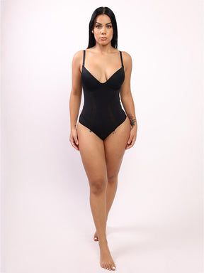 Body de copa 3/4 con espalda baja y copas de sujeción ligera