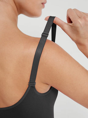 Snatched Seamless Shaping Jumpsuit Bust Support Butt Lifting