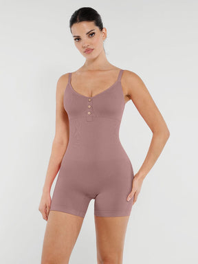 Snatched Seamless Shaping Jumpsuit Bust Support Butt Lifting