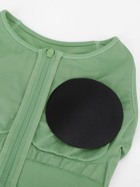Snatched Seamless Zip Front Racerback Jumpsuit 2 In 1