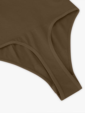 Body tipo tanga sin costuras con almohadillas extraíbles de Snatched