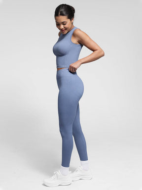 Snatched Seamless Sports Top Built In Bra