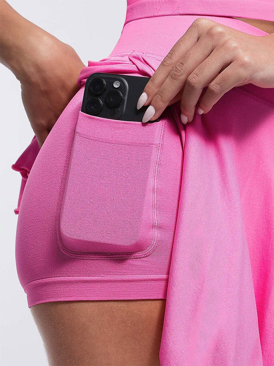 Snatched Seamless Sports Top Built In Bra