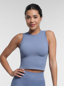 Snatched Seamless Sports Top Built In Bra