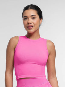 Snatched Seamless Sports Top Built In Bra