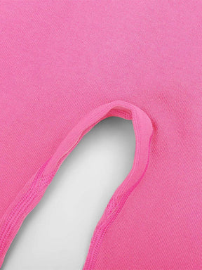 Snatched Seamless Gym Leggings Double Waistband Peach
