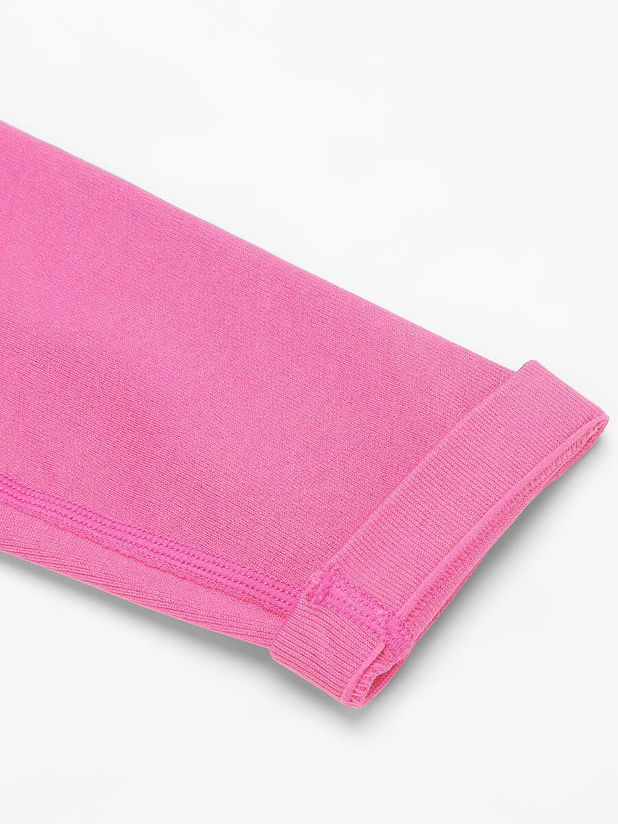 Snatched Seamless Gym Leggings Double Waistband Peach
