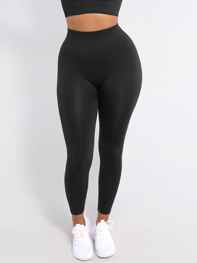 Snatched Seamless Yoga Leggings High Waist Leg Shaping