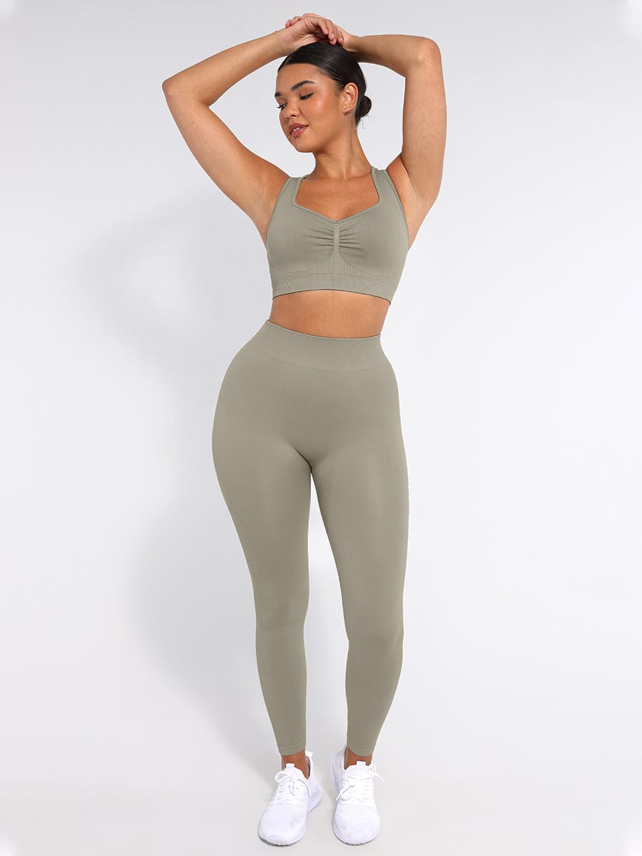 Snatched Seamless Yoga Leggings High Waist Leg Shaping