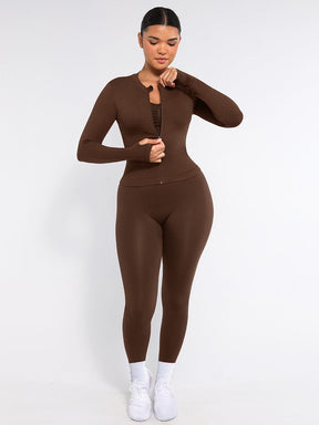 Snatched Seamless Yoga Leggings High Waist Leg Shaping