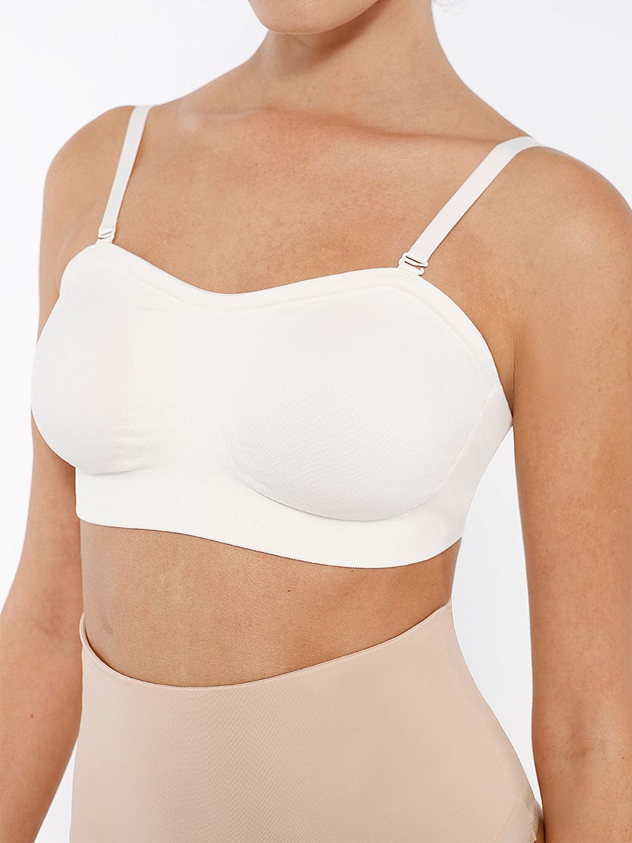 Sujetador sin tirantes Snatched con almohadillas extraíbles y espalda ajustable