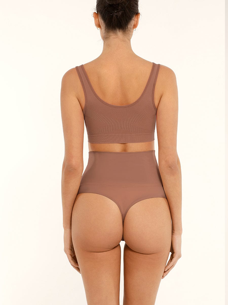 Sujetador sin costuras Snatched con tirantes anchos y soporte para la espalda
