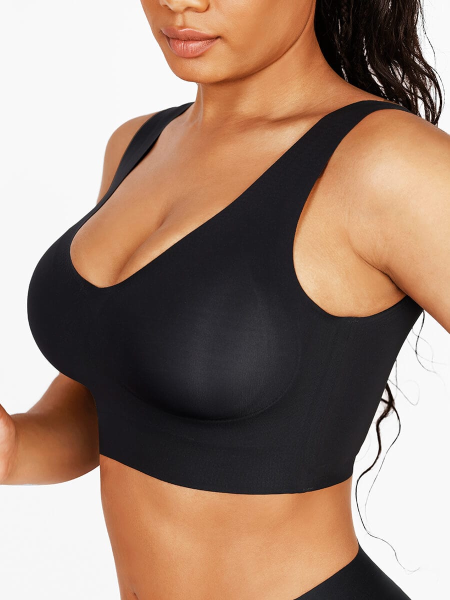Top de tirantes con escote en V y almohadillas incorporadas de Snatched 
