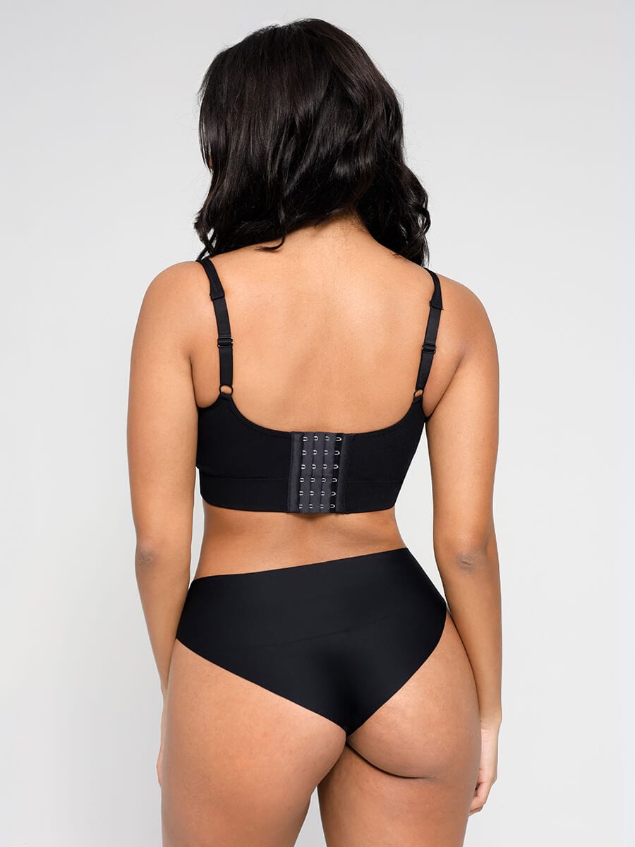 Sujetador sin costuras Snatched con almohadillas extraíbles y soporte para la espalda