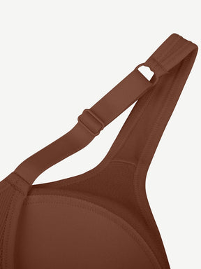 Sujetador sin costuras Snatched con almohadillas fijas y tirantes anchos