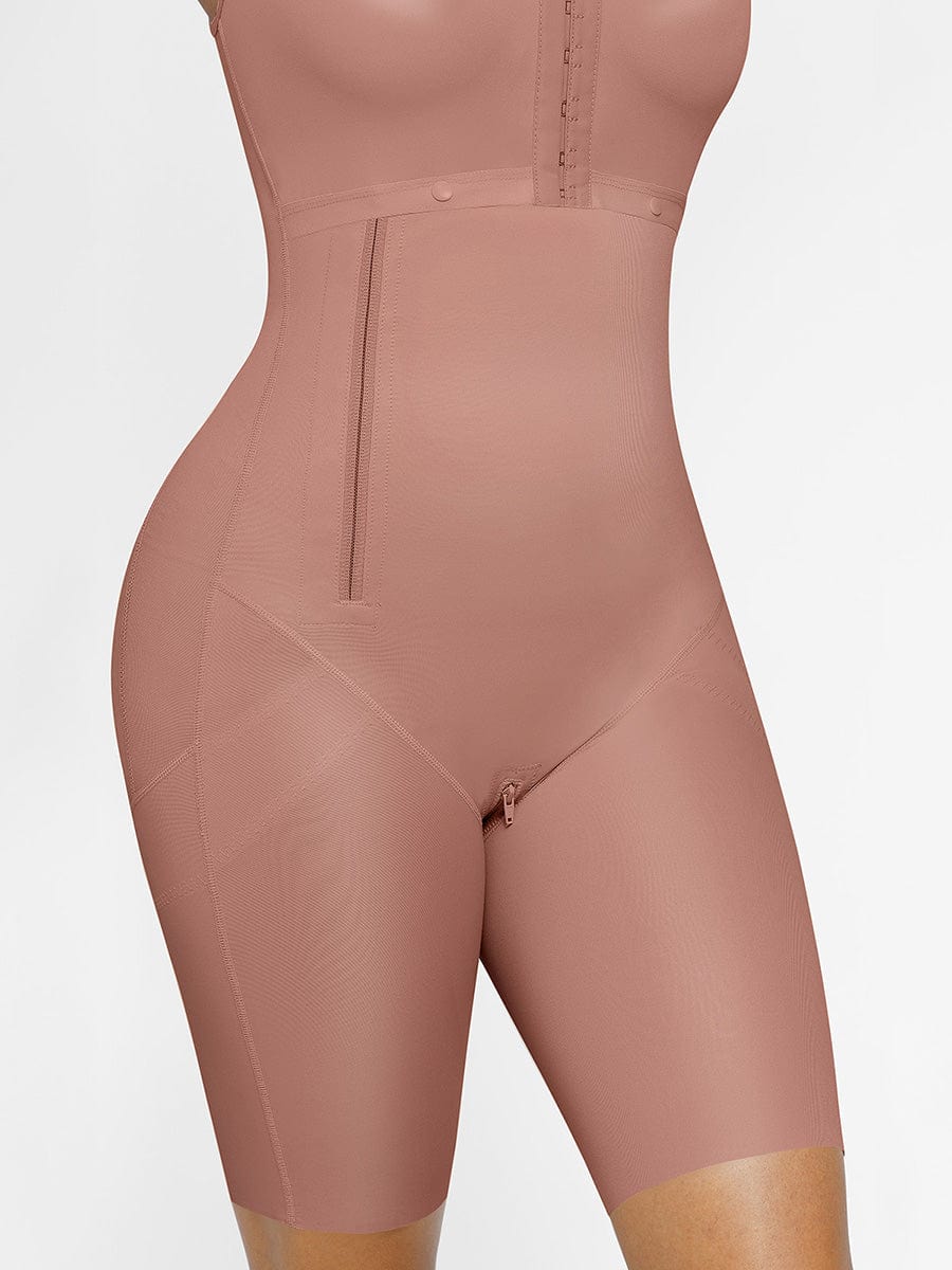 Snatched Full Body Faja Side Zipper Bust Coverage