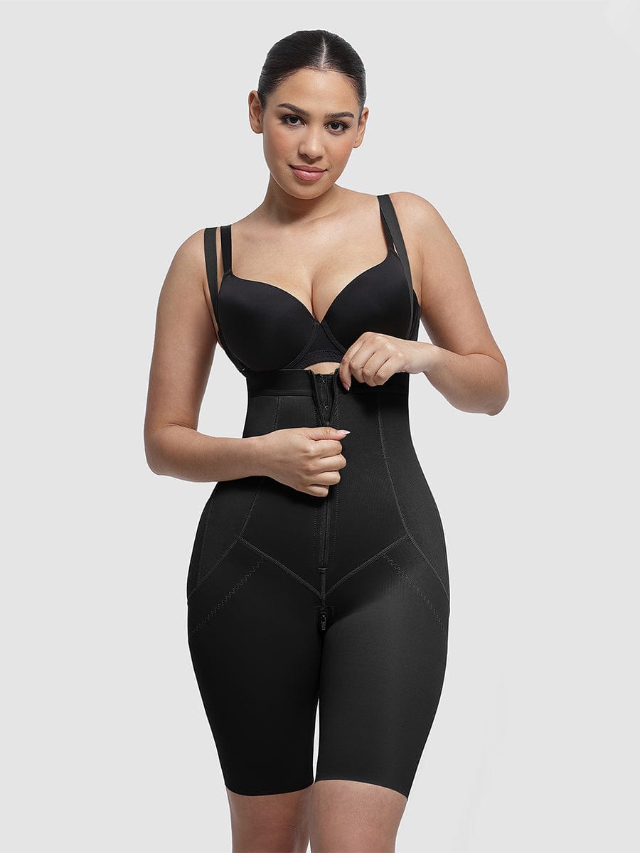Snatched Full Body Faja Inner Hooks Removable Straps