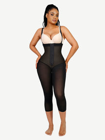 Snatched Latex Open Bust Faja Adjustable Straps