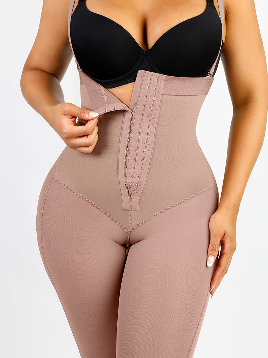 Snatched Latex Open Bust Faja Adjustable Straps