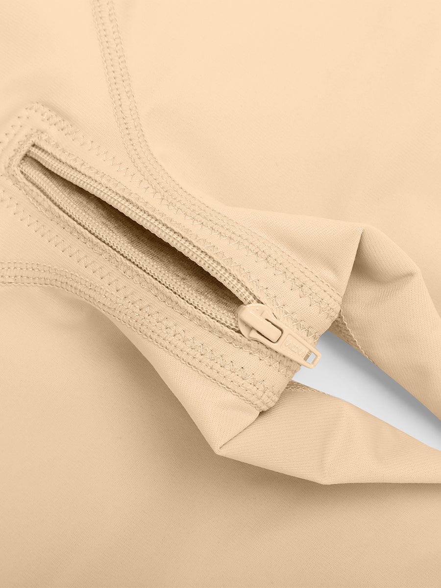 Snatched Full Body Faja Side Zipper Bust Coverage