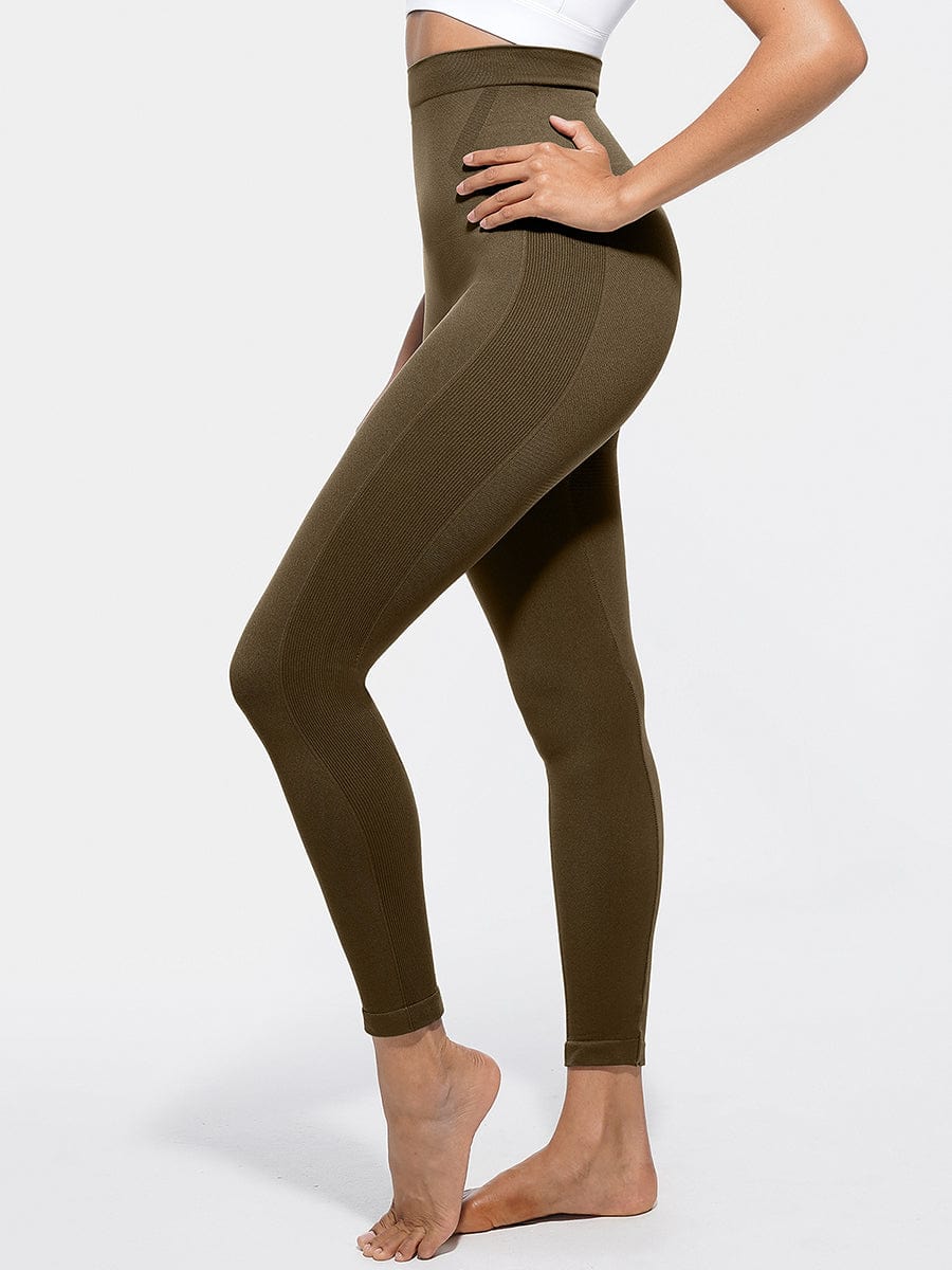 Snatched Seamless Sculpting Leggings High Waist Anti Slip