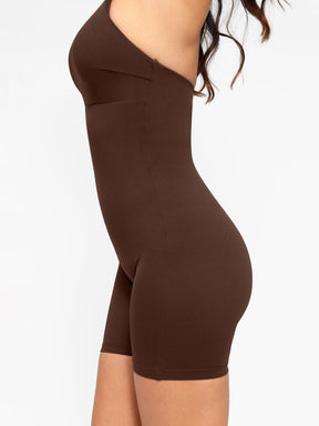 Snatched Halter Romper Waist And Abdomen Shaping