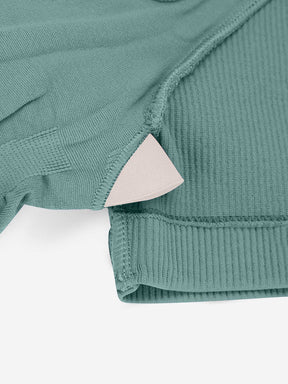 Snatched Seamless Ribbed Sport Romper Eco Friendly