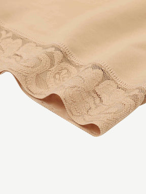 Snatched Full Body Faja Lace Trim Sleeves