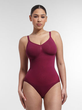 Body de soporte de pecho sin costuras con control de cintura Snatched