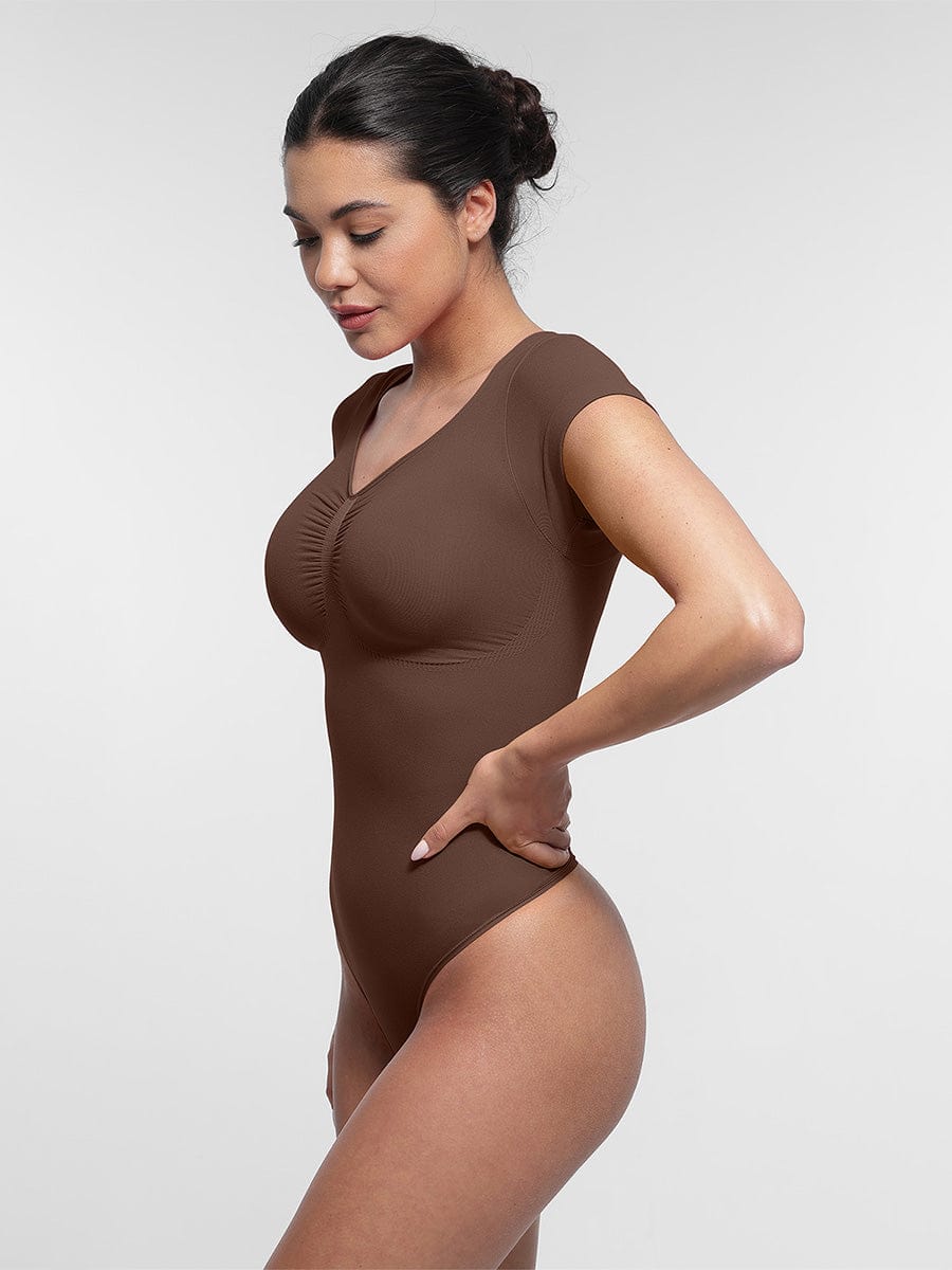Body de tanga sin costuras con soporte de busto Snatched