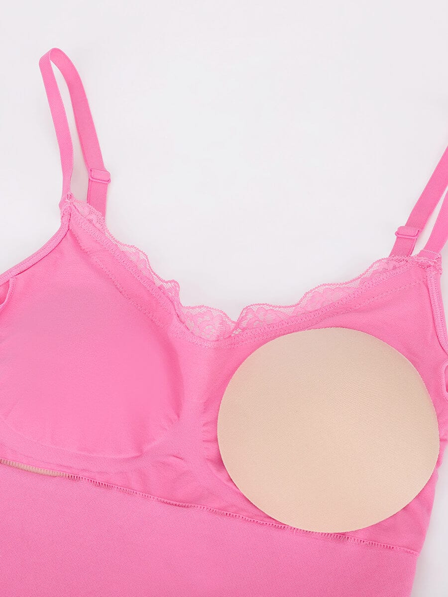 Body de tanga sin costuras con encaje Snatched para control de cintura y abdomen