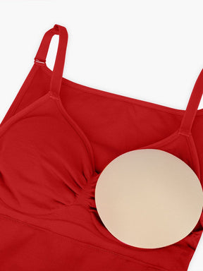 Body tipo tanga sin costuras con almohadillas extraíbles de Snatched