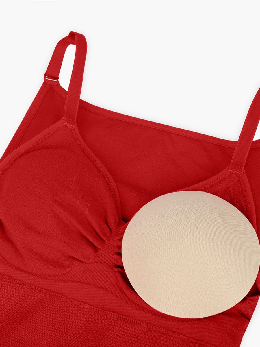 Body tipo tanga sin costuras con almohadillas extraíbles de Snatched