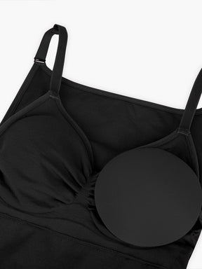 Body tipo tanga sin costuras con almohadillas extraíbles de Snatched