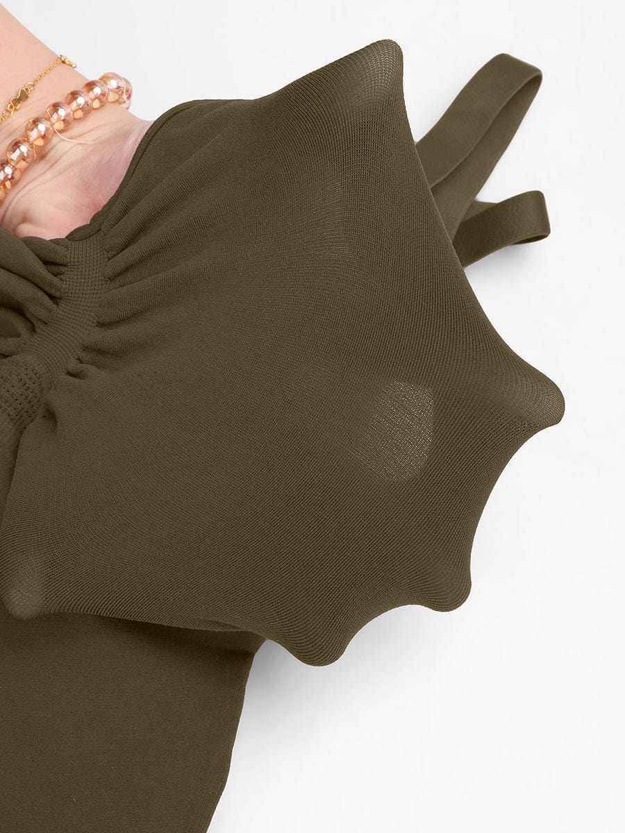 Body de soporte de pecho sin costuras con control de cintura Snatched