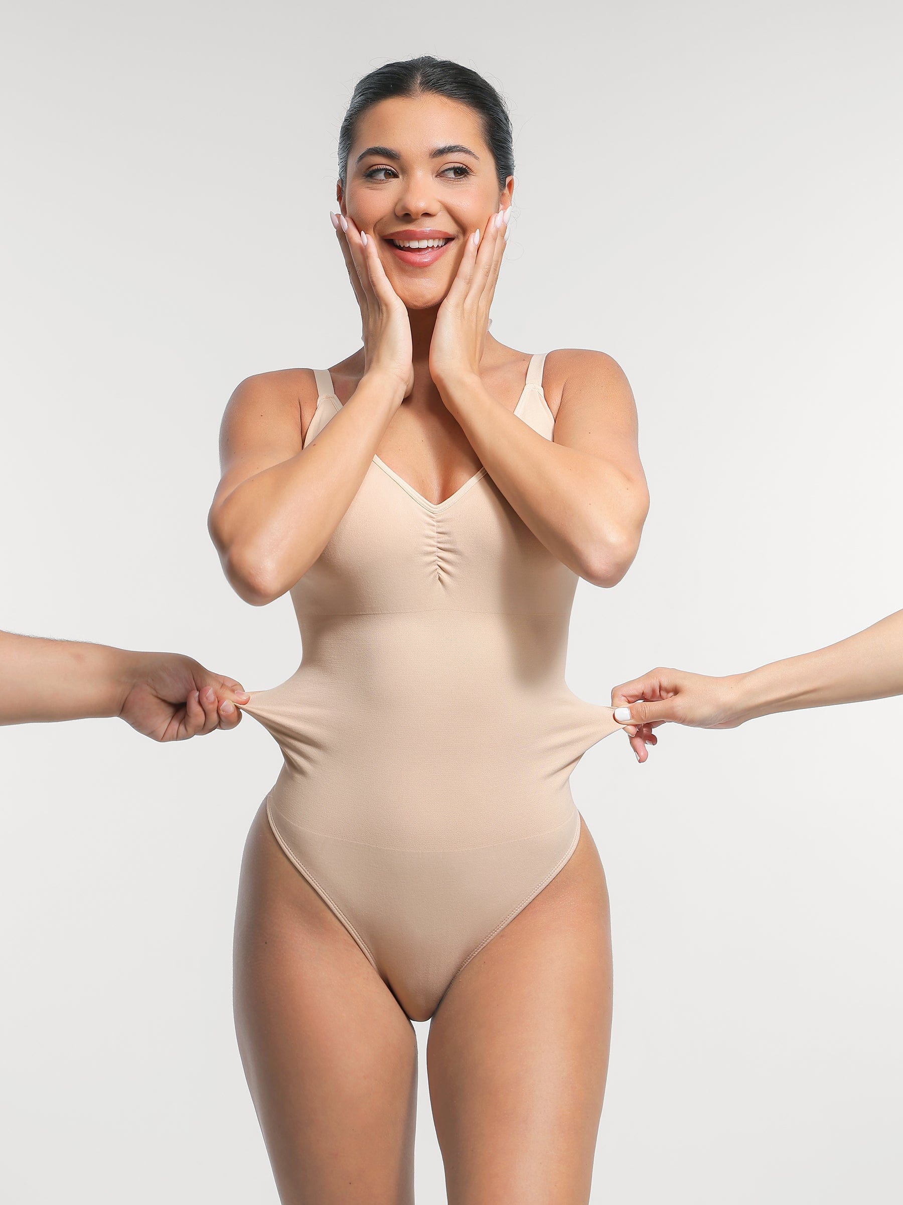 Body de tanga sin costuras con sujetador incorporado Snatched