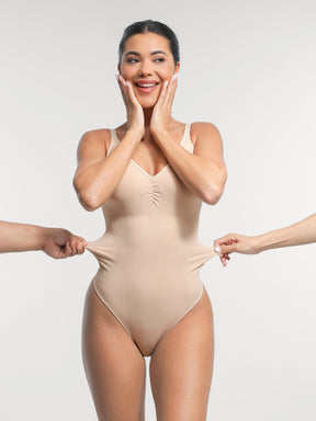 Body de tanga sin costuras con sujetador incorporado Snatched